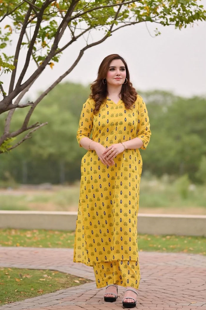Mustard Latana 2 Piece